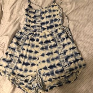 Billabong small tie dye romper